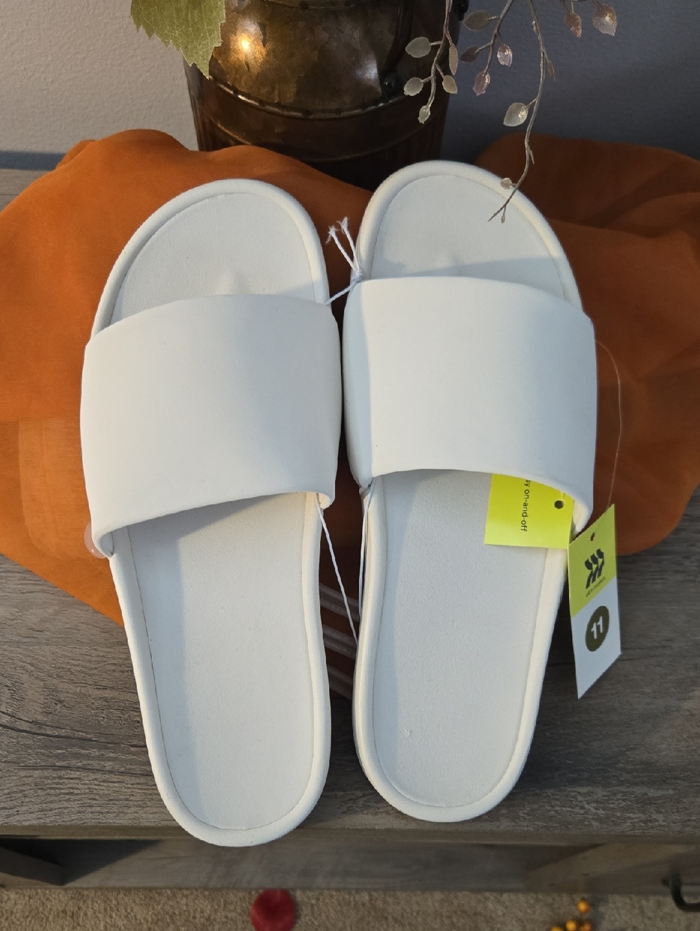 all in motion Cream Slide Sandals for Women